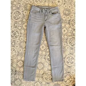 Calvin Klein CK Womens Ultimate Skinny Jeans Gray Size 6x30 Stretch Denim